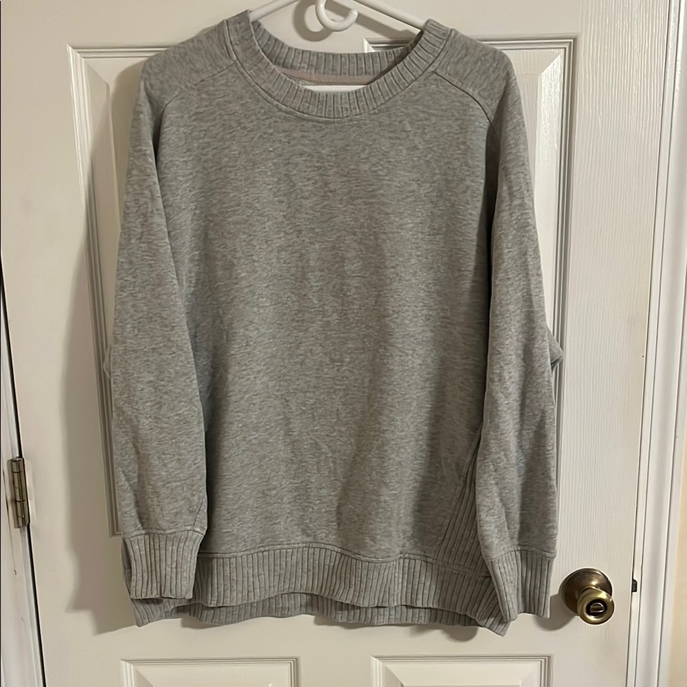 Aerie gray ribbed Crewneck